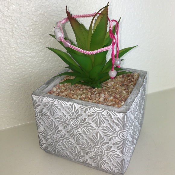 Handmade Chinese Knotting Bracelet W/ Glass Beads - Picture 3 of 8